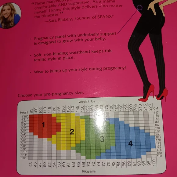 Marvelos Mama ASSETS by Sara Blakely Maternity Hosiery - Black - Picture 2 of 5